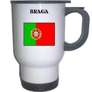  Portugal   BRAGA White Stainless Steel Mug Everything 