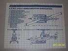 Joe 1983 Cobra F.A.N.G Gyrocopter Inst./Blueprin​t