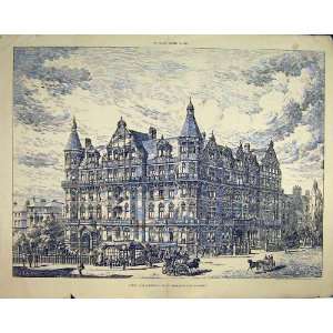  1891 Exterior View Maida Vale Mansions Boehmer Gibbs