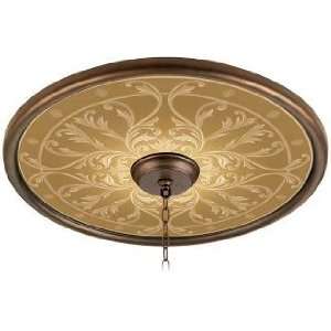   Spice 24 Wide Bronze Finish Ceiling Medallion