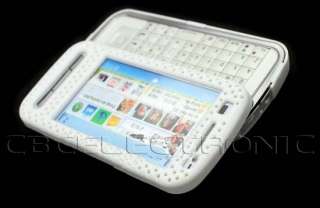 New White Perforated case cover for Nokia C6 C6 00  