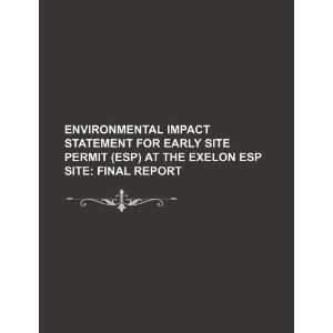  Environmental impact statement for early site permit (ESP 