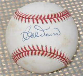 BOBBY DOERR Signed OAL (Bobby Brown) Baseball JSA  