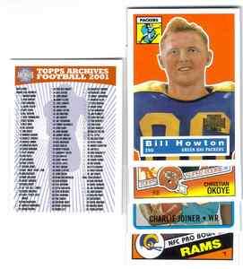 2001 Topps Archives NFL Football Lot of 59 Different Set Builder Lot 