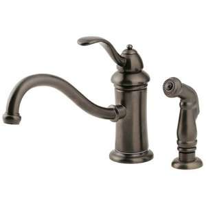 Price Pfister 0344TZZ Marielle Single Handle Kitchen Faucet with Side 