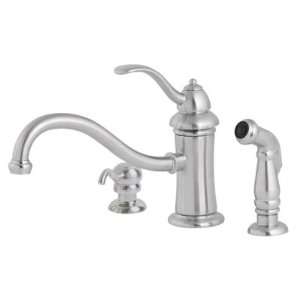  P Pfister Marielle Stainless Steel 1 Handle Kitchen Faucet 