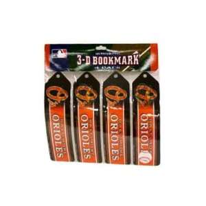   Baltimore Orioles 4 pk 3 D Bookmarks Case Pack 36