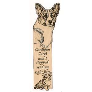    Cardiagan Welsh Corgi Laser Engraved Dog Bookmark