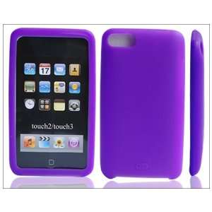  Silicone Skin Cover Case for iPod Touch 2ND 3ND Purple 