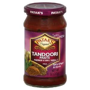 Pataks, Paste Tandoori, 11 Ounce (6 Pack)  Grocery 