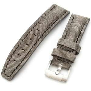   Pattern on Calf Pilot Watch Strap in Breitling Style 