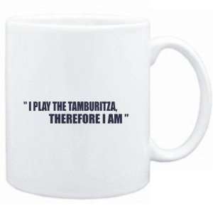  Mug White i play the guitar Tamburitza, therefore I am 