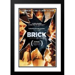  Brick 32x45 Framed and Double Matted Movie Poster   Style E   2006 