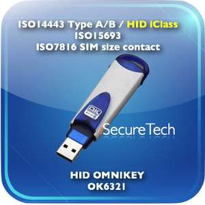 OMNIKEY 6321 USB Contactless Card Reader by iSecureTech  