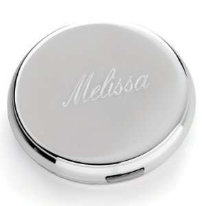  Round Personalized Compact for Bridesmaids