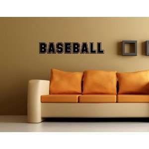  Baseball Vinyl Wall Quotes Stickers Sayings Home Art Decor 