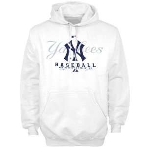   New York Yankees White Dedication Hoody Sweatshirt