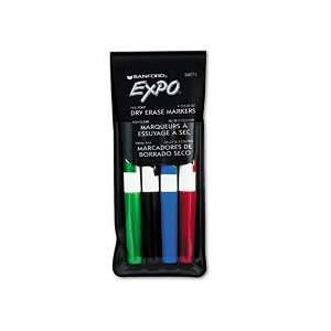  SAN84074 EXPO® MARKER,EXPO,ERASE,4 CLRS