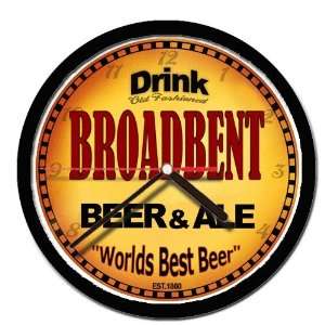  BROADBENT beer and ale cerveza wall clock 