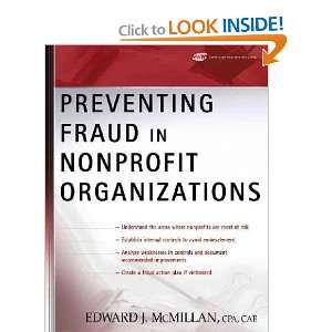   Preventing Fraud In Nonprofit Organizations Edward J. McMillan Books