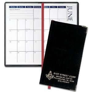  Custom Printed Vanderbilt Monthly Planner with Ribbon Page 