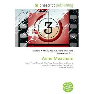  Anne Meacham (9786134293402) Books