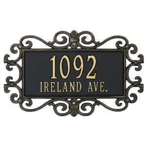  Mears Fretwork Address Plaque