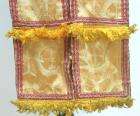 ANTIQUE YELLOW RUSSIAN ORTODOX CHASUBLE VESTMENT STOLE  