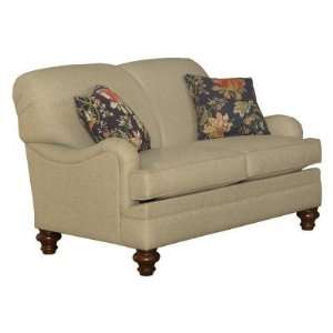  Charles Schneider Broster Tan Fabric Loveseat with Accent 