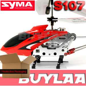 Mini Syma 3CH RC Helicopter S107 Gyro (WELL PACKED)  