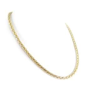  Necklace plated gold Palmier 45 cm (17. 72) 4 mm (0 