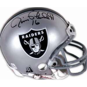  Jim Plunkett Autographed Helmet   (