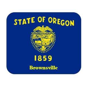  US State Flag   Brownsville, Oregon (OR) Mouse Pad 