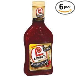 Lawrys Szechuan Sweet Sour Barbeque Sauce, 12 Ounce Packages (Pack of 