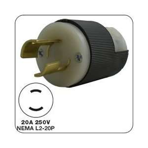  HUBBELL HBL7102C AC Plug NEMA L2 20 Male