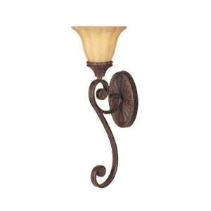Astor Manor Collection Traditional Burnt Umber Wall Sconce û 98707 BU