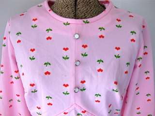 Vtg 60s 70s Mod Pink Poly Floral Scooter Brady Dress  