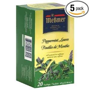 Peppermint Leaves Feuilles de Menthe (Messmer Peppermint Leaves Boxed 