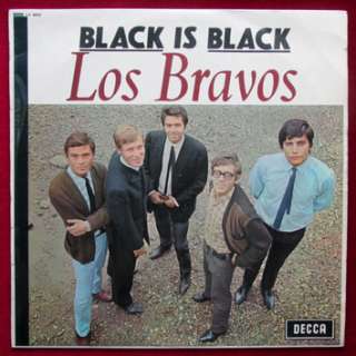 LOS BRAVOS   BLACK IS BLACK very rare UK DECCA 1st press LP superb 