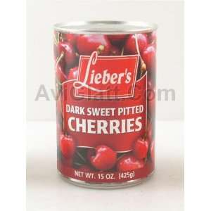 Liebers Dark Sweet Pitted Cherries 15 oz  Grocery 