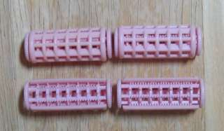 Tammy Pink Plastic Wil Hold Hair Rollers Curlers  