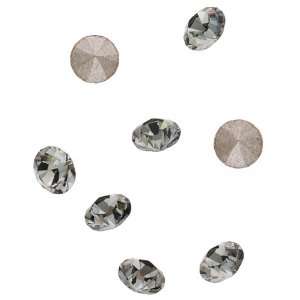 Swarovski Crystal #1028 Xilion Round Stone Chatons pp24 Black Diamond 