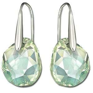  Swarovski Galet Chrysolite Earrings Jewelry