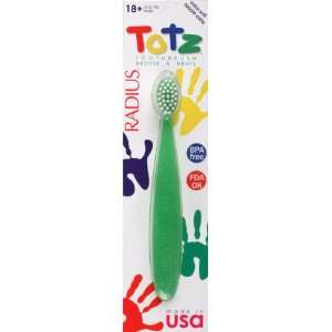 RADIUS Totz Toothbrush, Assorted, 18 months and up, Extra Soft (3 Pack 
