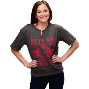  Chicago Bulls Womens Flash Short Sleeve Crewneck Sweatshirt 