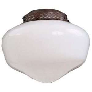  Minka Aire K1099 1 ORB, One Light Opal Glass Bowl Light 