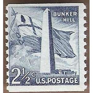  Stamps US Bunker Hill Monument And Mass Flag 1776 Sc1034C 