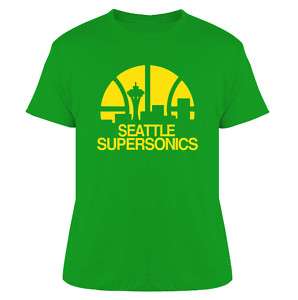 Seattle SuperSonics Retro Basketball T Shirt  