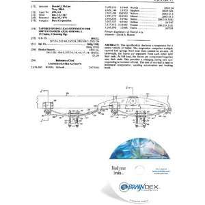   CD for TAPERED SPRING LEAF SUSPENSION FOR DRIVER TANDEM AXLE ASSEMBLY