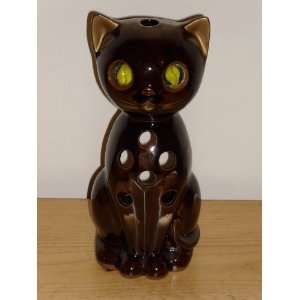   Marble Eyed Cat Votive Candle Holder   Made in japan 
